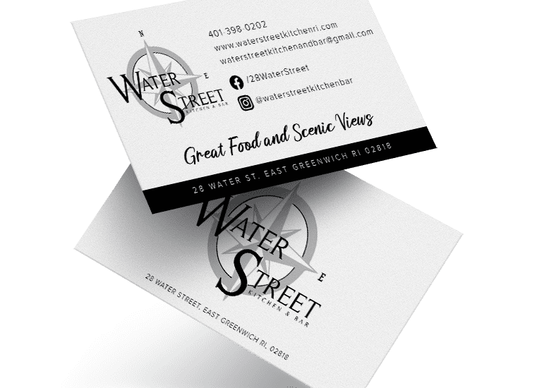 Water Street Custom Business Cards